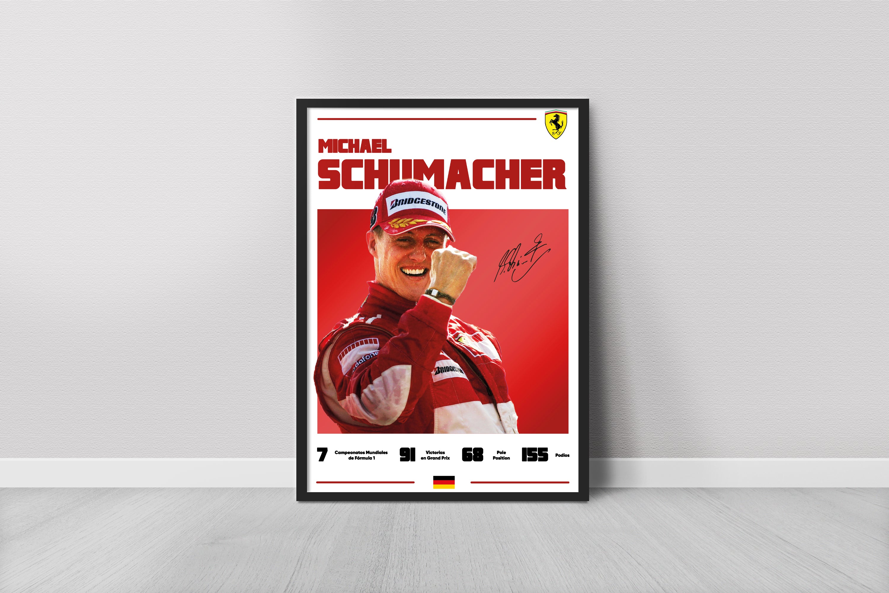 Michael Schumacher Ferrari F1 Cuadro decorativo