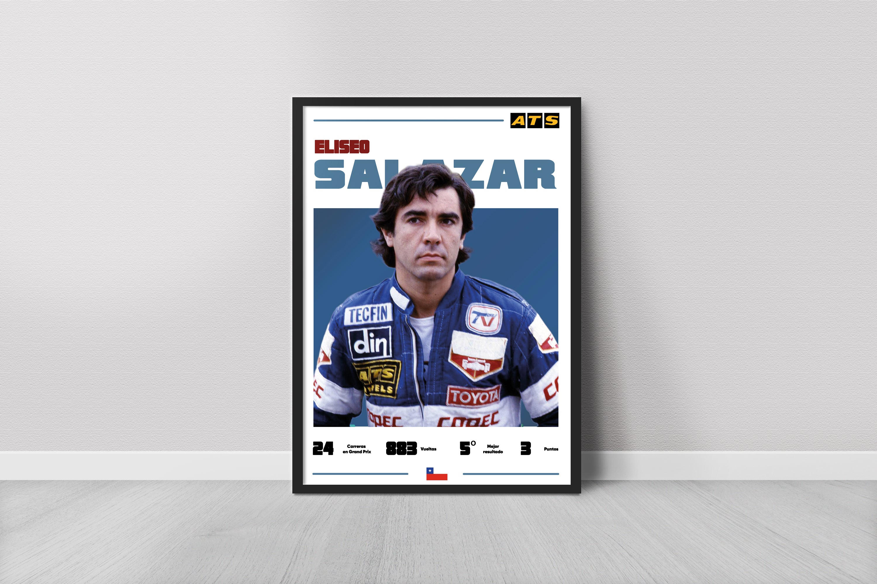 Eliseo Salazar F1 e IndyCar Series Cuadro decorativo