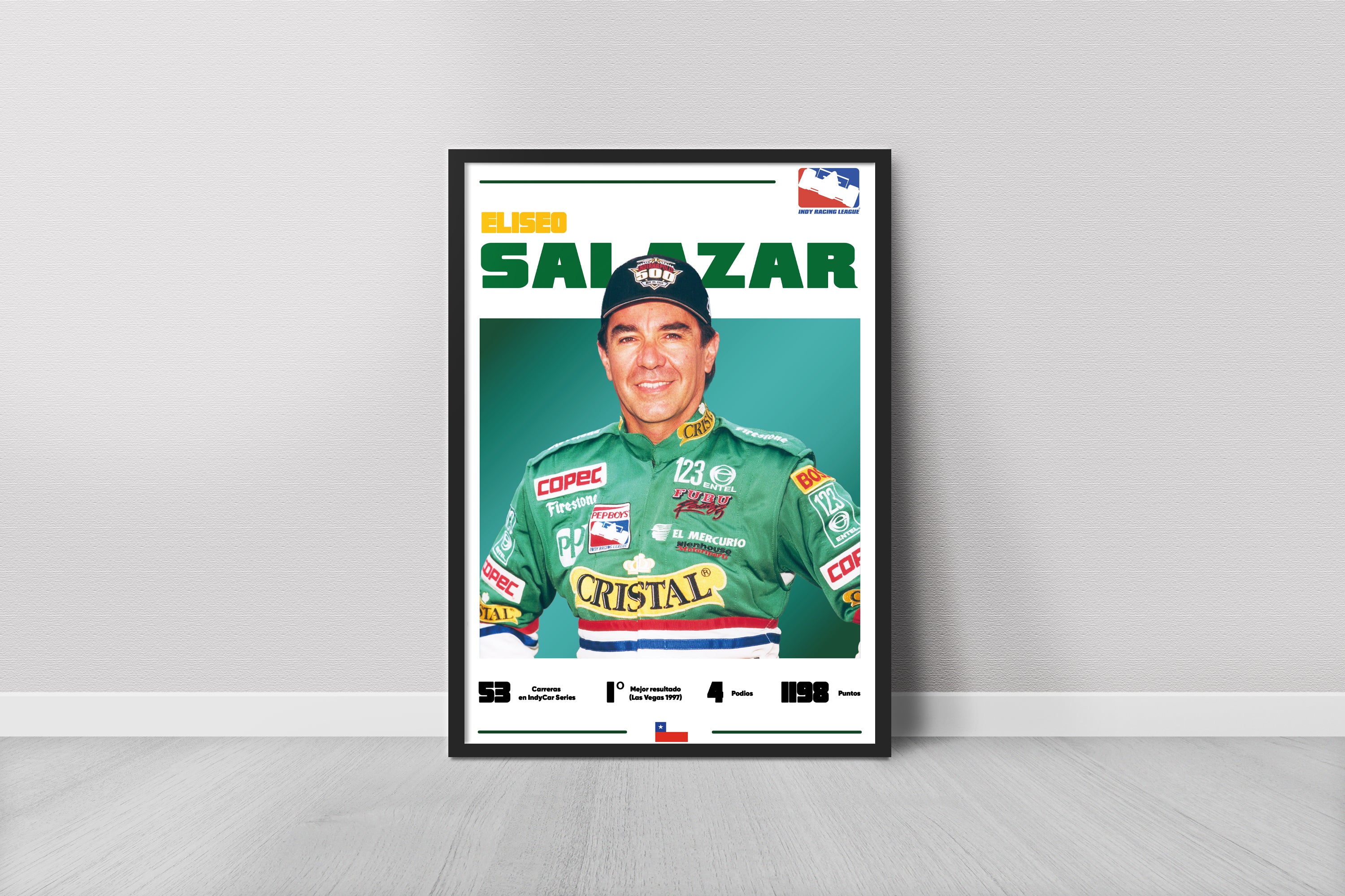 Eliseo Salazar F1 e IndyCar Series Cuadro decorativo