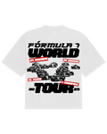 Polera F1 World Tour 2025 Blanca Oversize