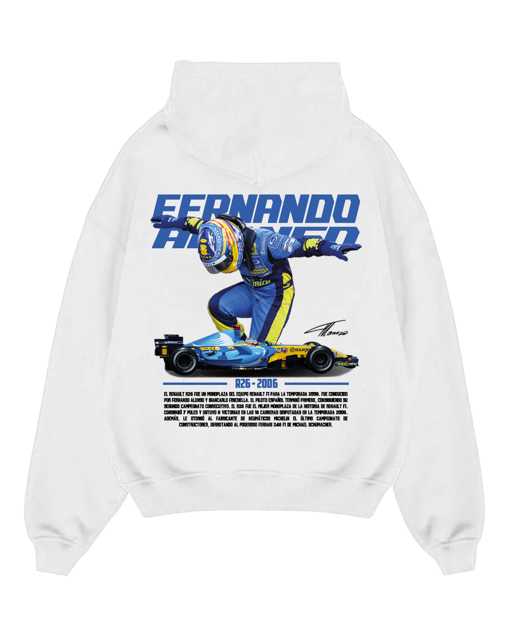 Hoodie Fernando Alonso Campeón F1 Renault R26