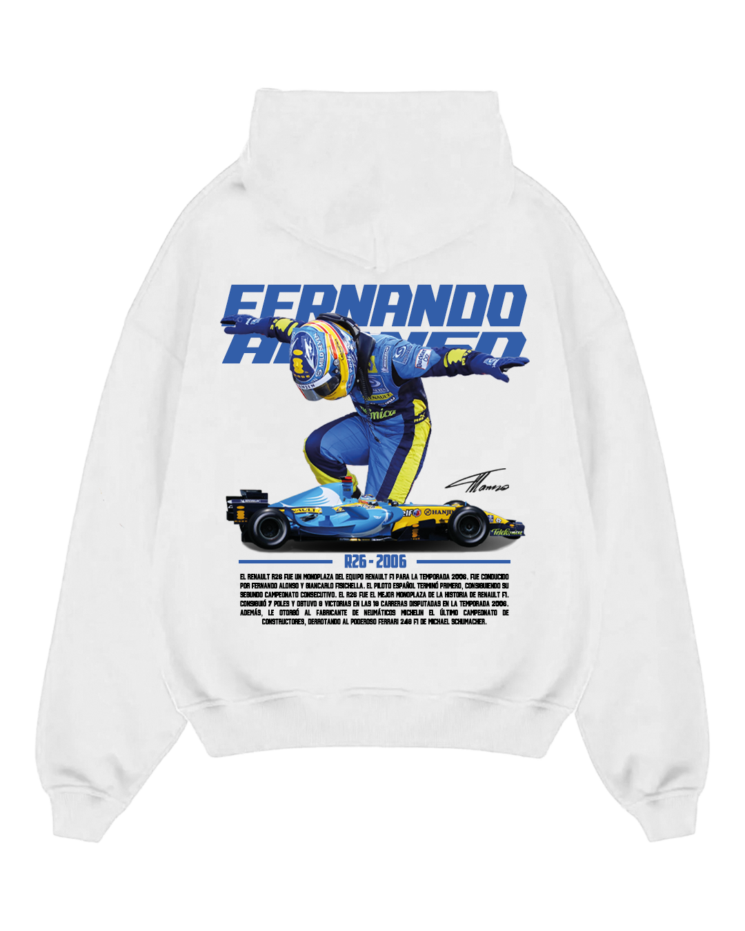 Hoodie Fernando Alonso Campeón F1 Renault R26