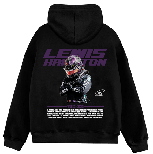 Hoodie Lewis Hamilton campeón F1 Mercedes W11