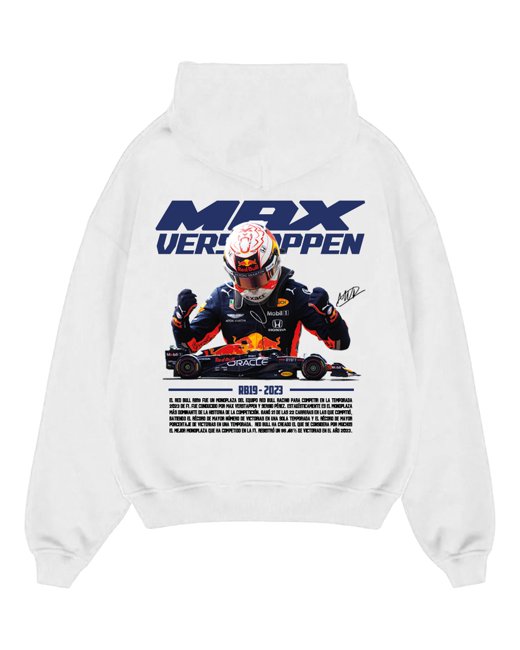 Hoodie Max Verstappen Campeón F1 RB19