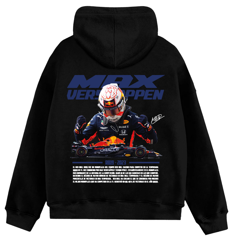 Hoodie Max Verstappen Campeón F1 RB19