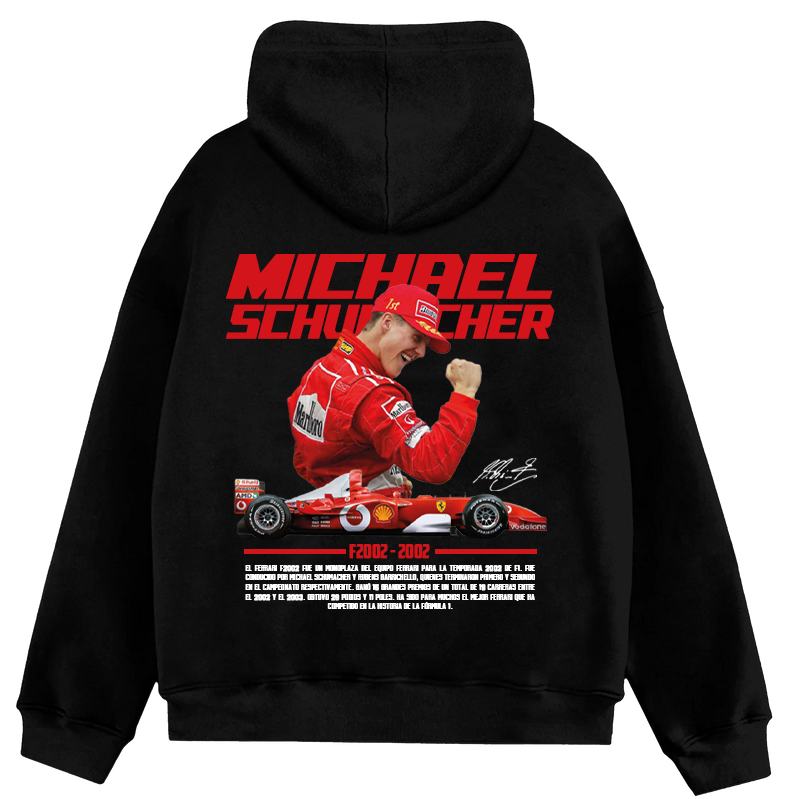 Hoodie Michael Schumacher Campeón F1 Ferrari F2002