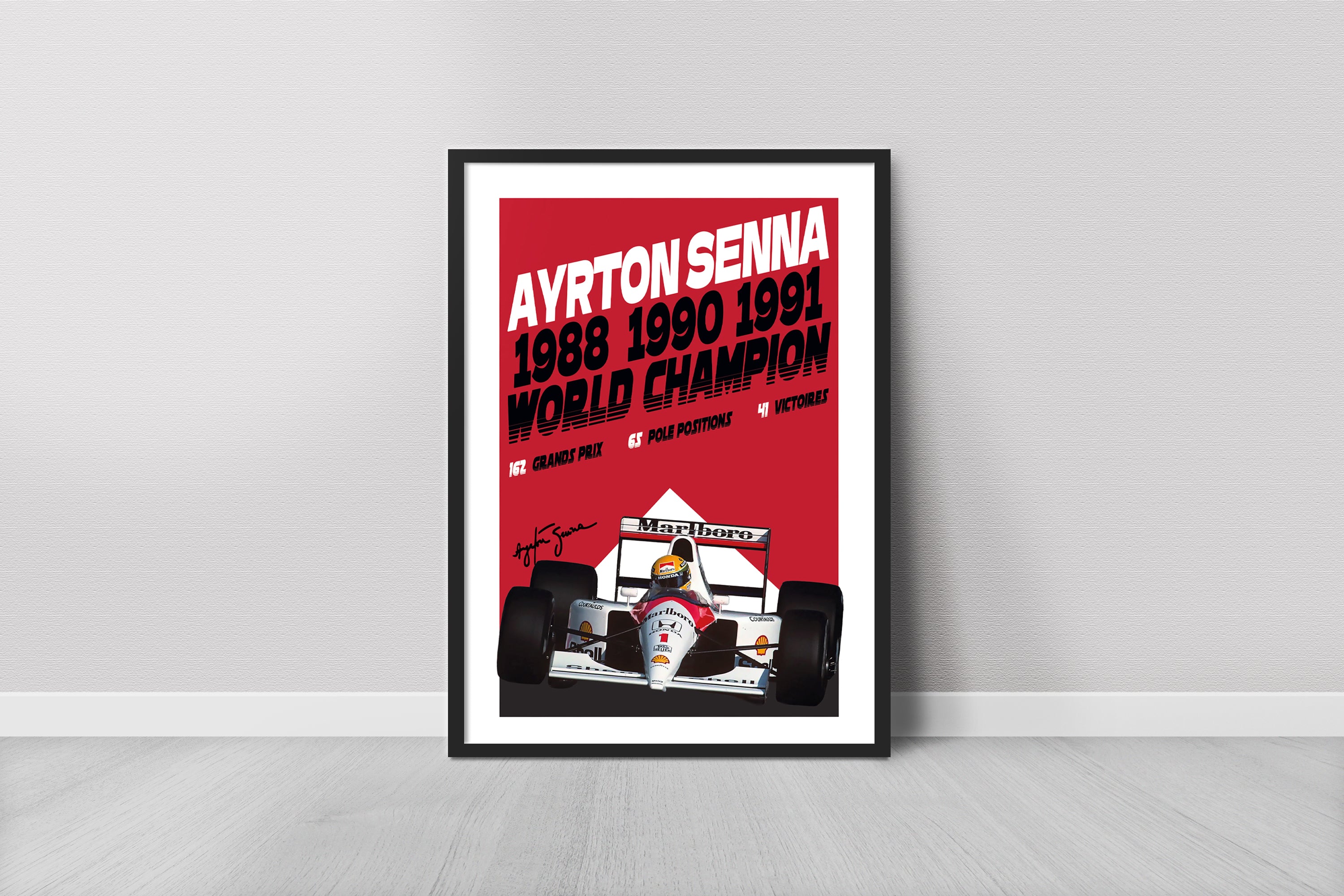 Cuadro decorativo Ayrton Senna