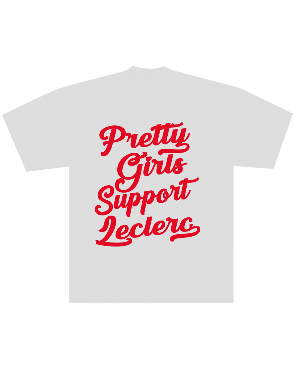 Polera F1 Pretty Girls Support Charles Leclerc Comfort
