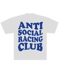 Polera Anti Social Racing Club Blanca