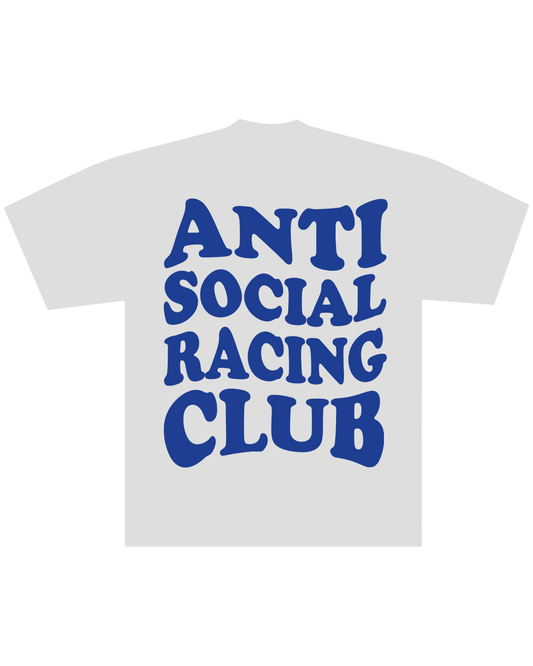 Polera Anti Social Racing Club Blanca