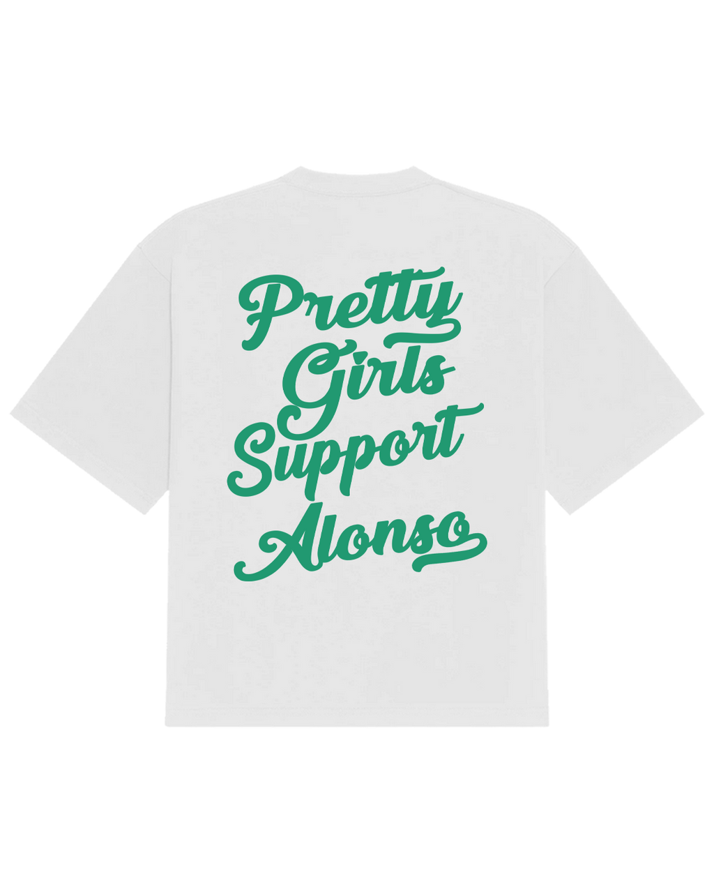 Polera F1 Pretty Girls Support Alonso Oversize
