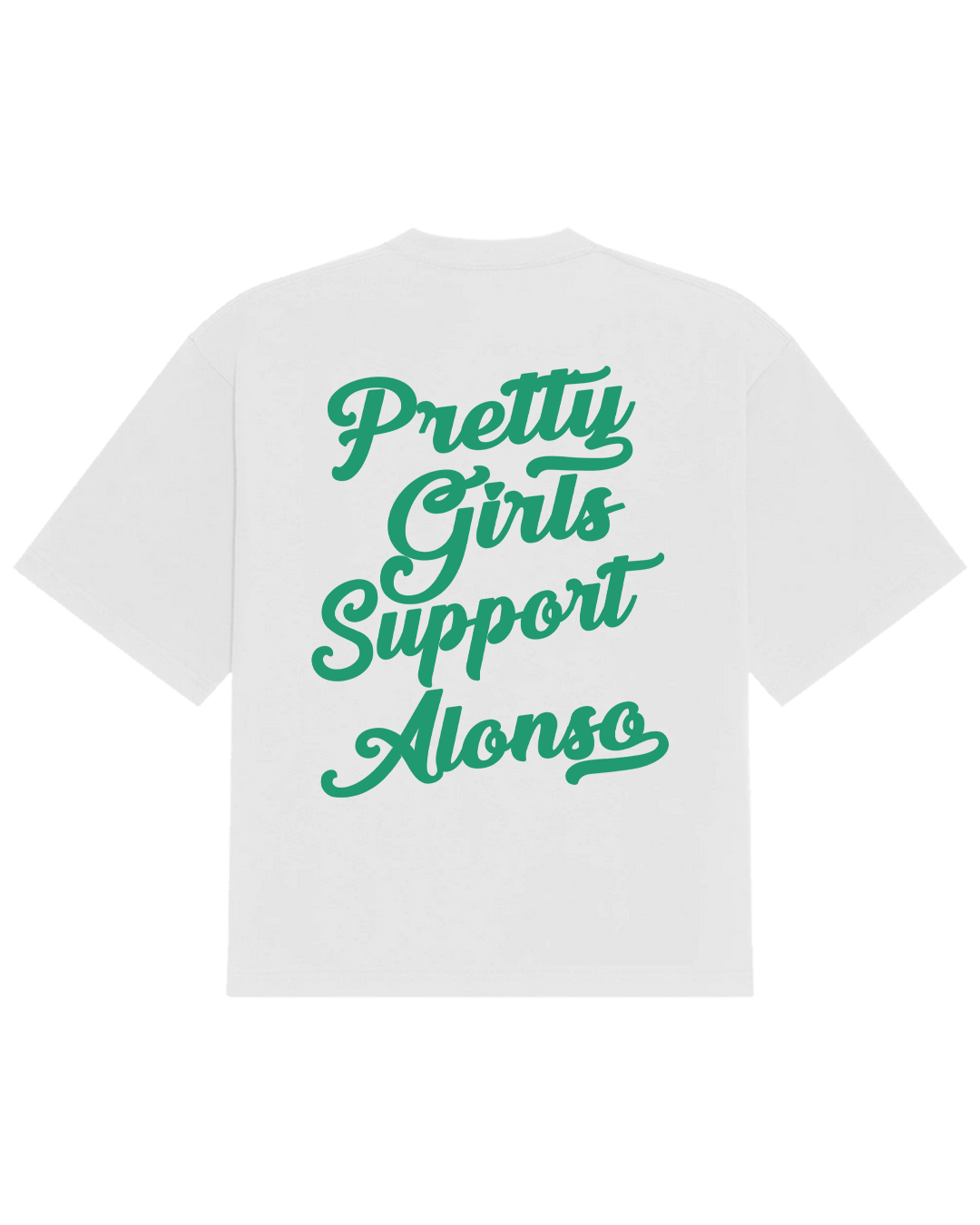 Polera F1 Pretty Girls Support Alonso Oversize