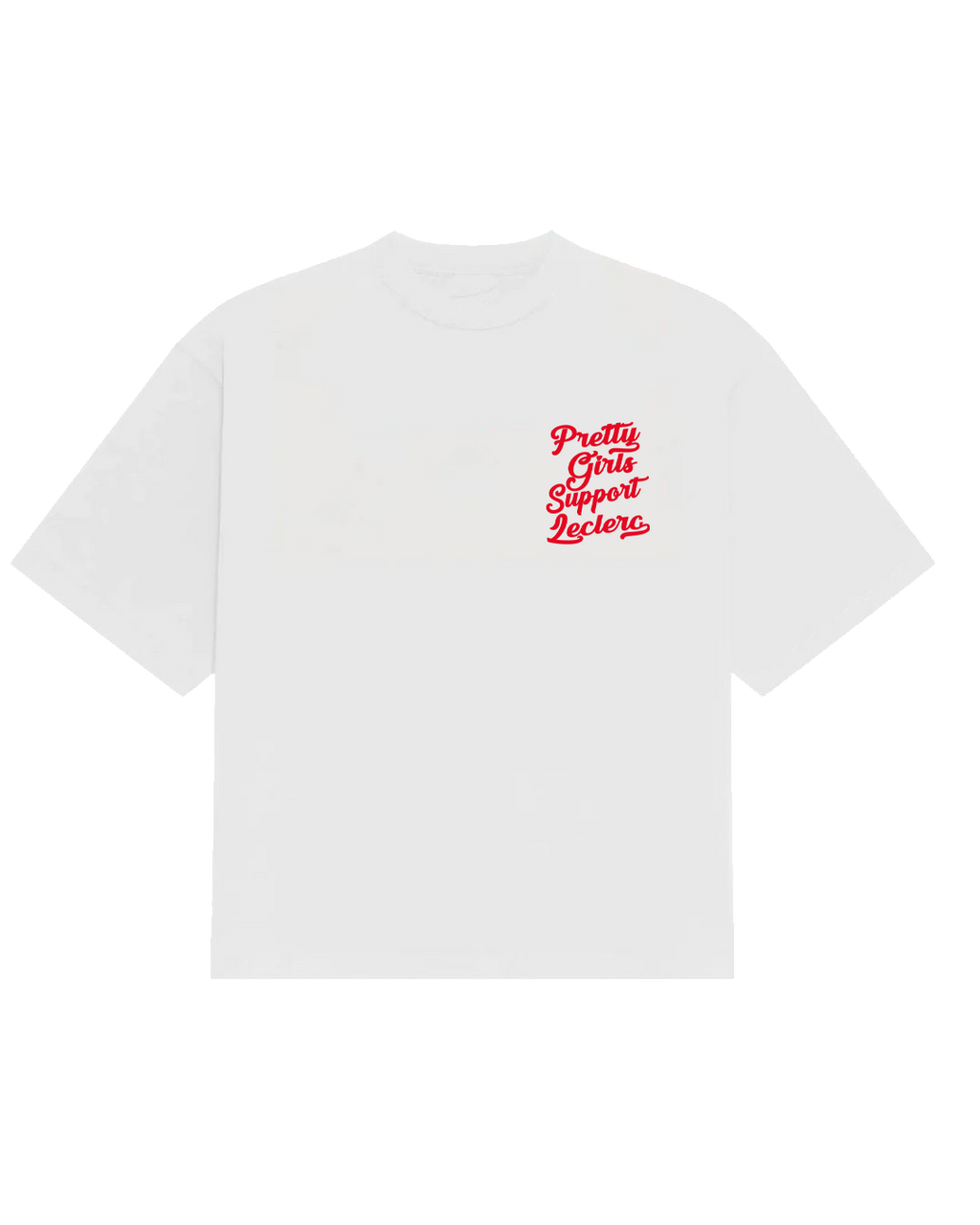 Polera F1 Pretty Girls Support Charles Leclerc Oversize