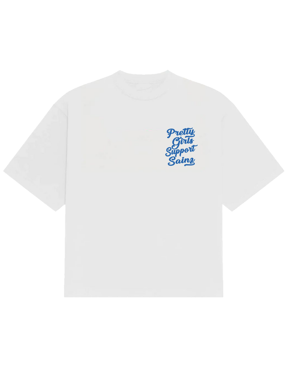 Polera F1 Pretty Girls Support Carlos Sainz Oversize