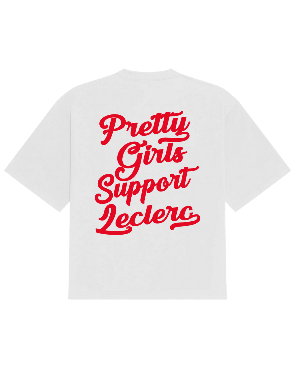 Polera F1 Pretty Girls Support Charles Leclerc Oversize