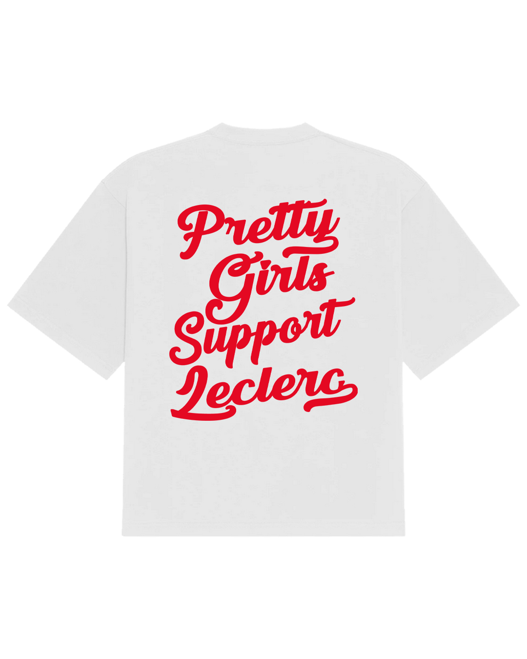 Polera F1 Pretty Girls Support Charles Leclerc Oversize