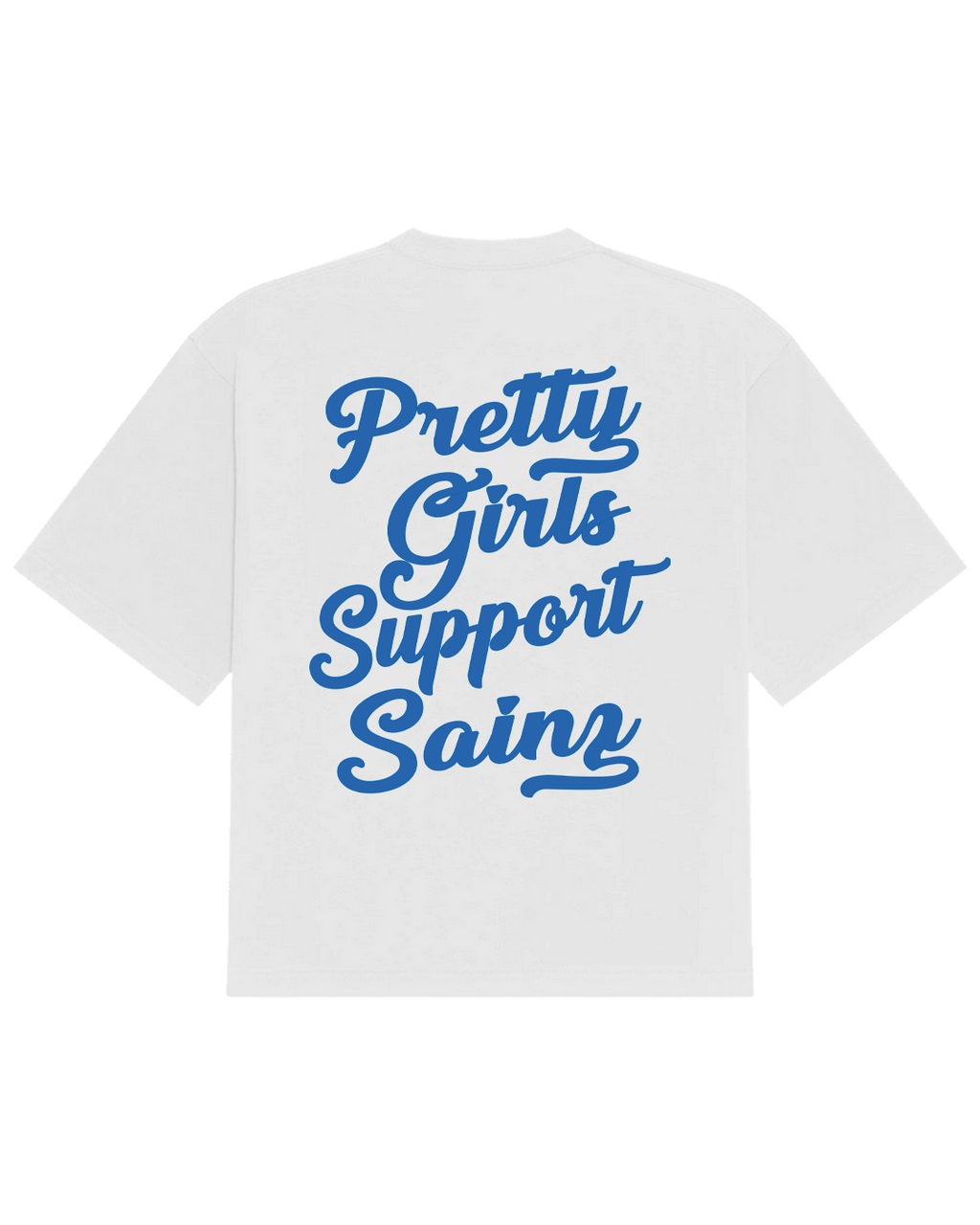 Polera F1 Pretty Girls Support Carlos Sainz Oversize