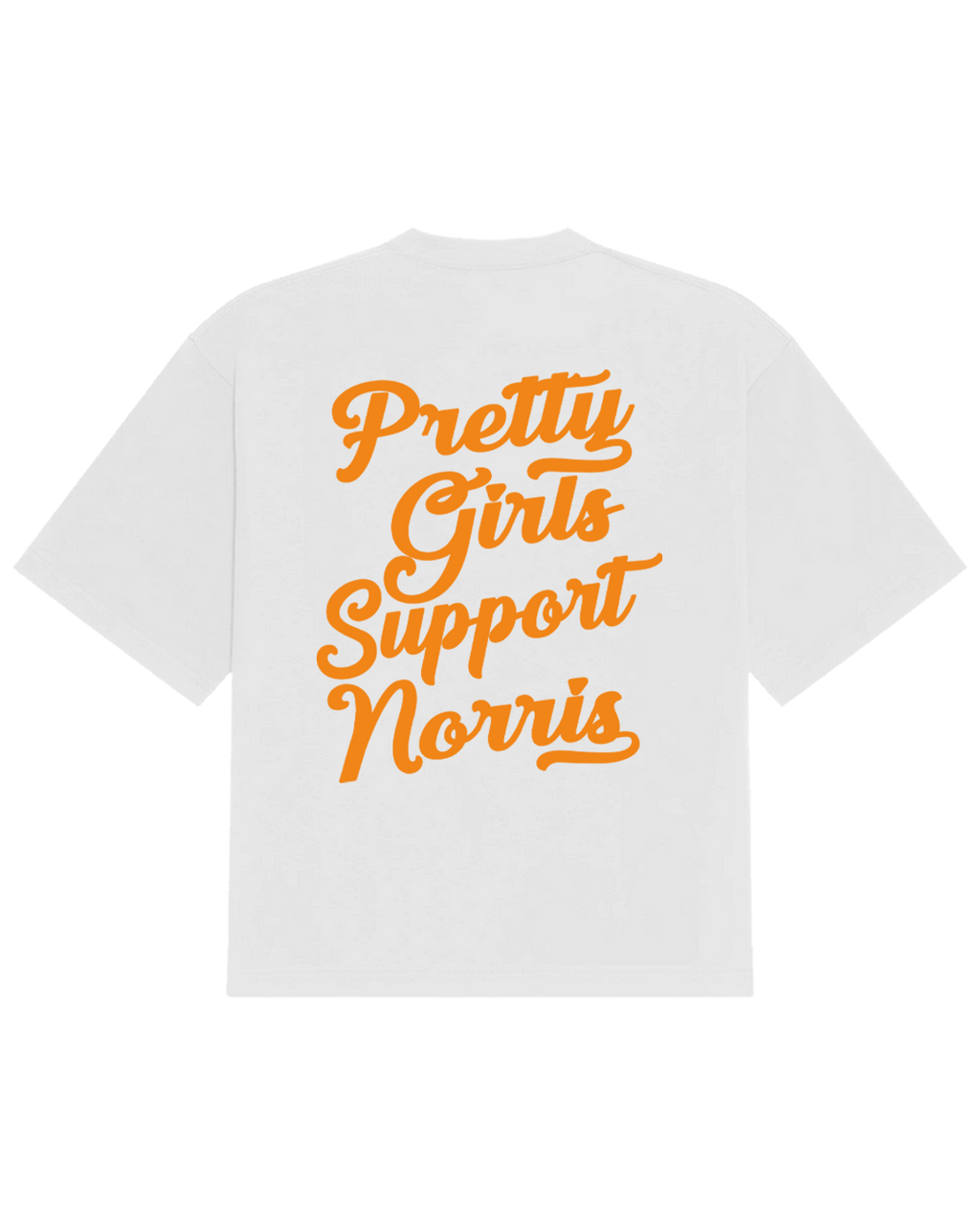 Polera F1 Pretty Girls Support Lando Norris Oversize