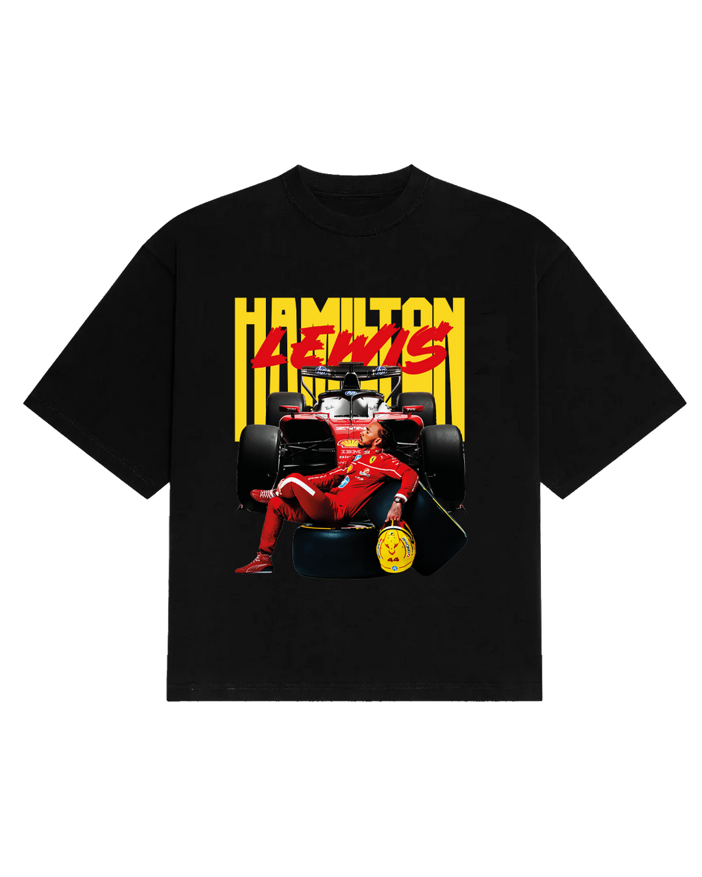Polera Lewis Hamilton Ferrari 26 I.C.O.N.