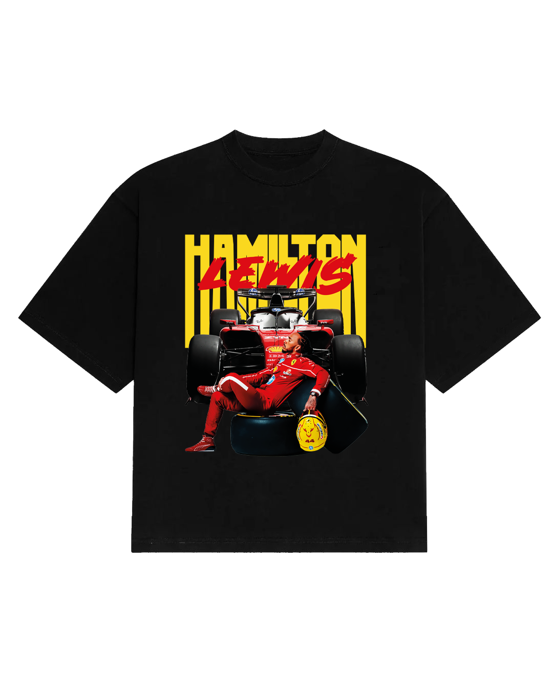 Polera Lewis Hamilton Ferrari 26 I.C.O.N.