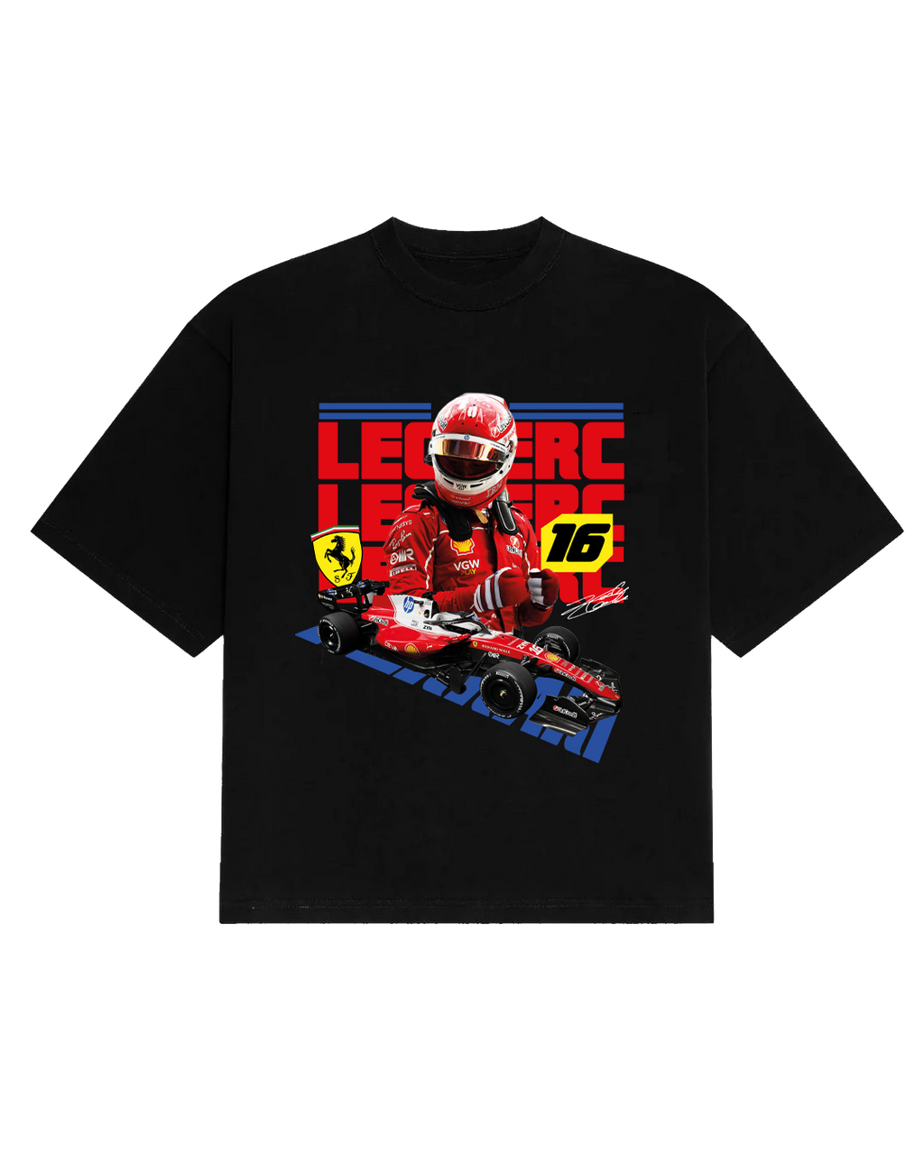 Polera Charles Leclerc Ferrari Temporada 2026