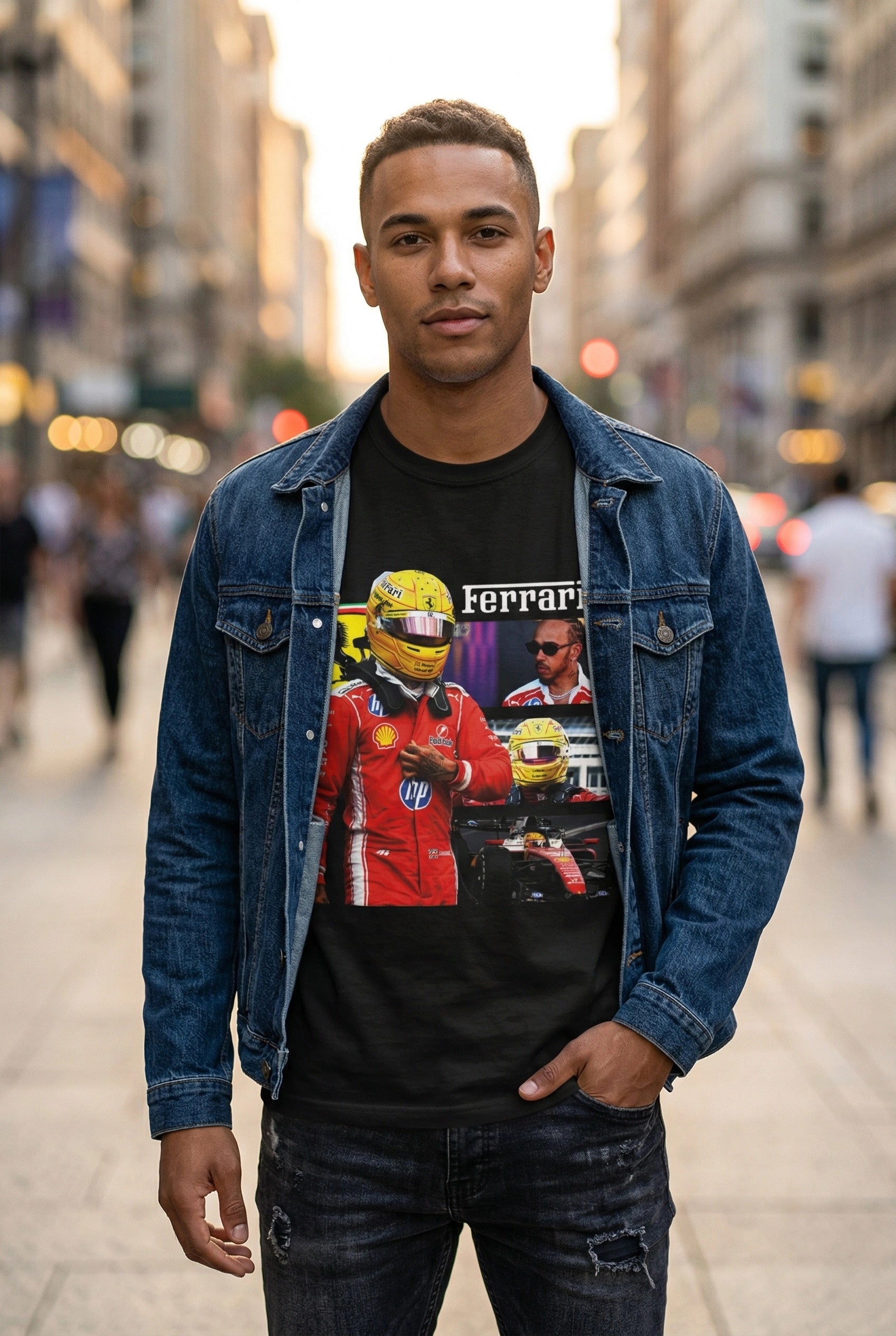 Polera Lewis Hamilton Ferrari 26